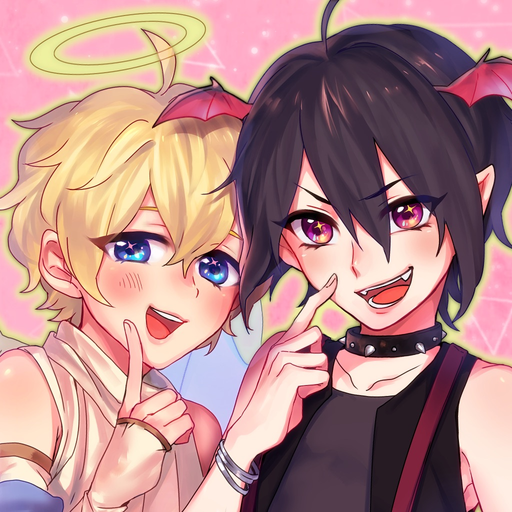 Snuggle with Angel and Devil app icon
