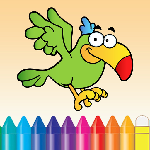 Animals Coloring Book - Cute Drawing Painting Kids Games app icon