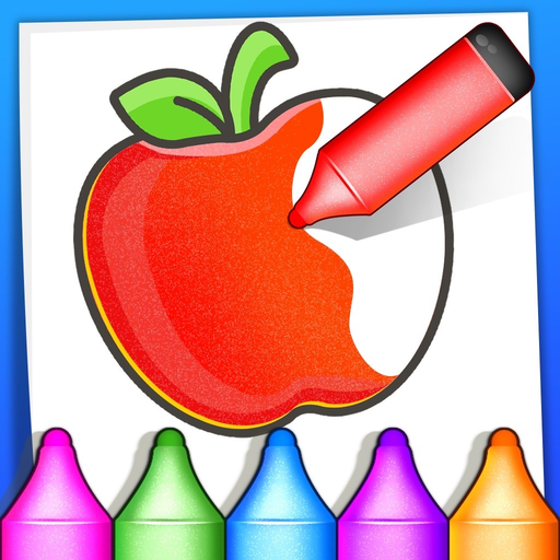 Fruits Coloring & Drawing app icon