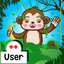 Monkey Word Guess (Multi-User) icon