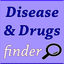 Diseases and drugs finder icon