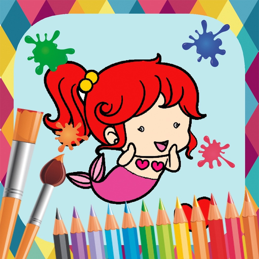 Mermaid Fairy Coloring Book app icon