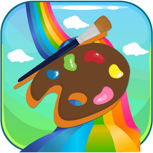 Magic Crayon Painting - The Free Colorful Drawing Cartoon Book app icon