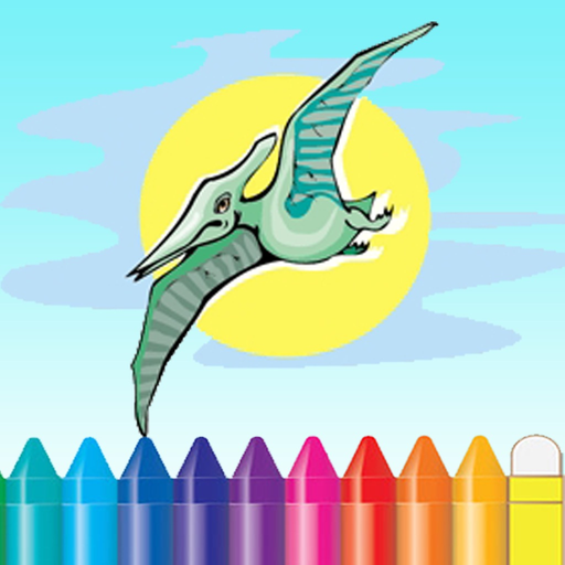 Dinosaur Coloring Book - Dino Baby Drawing for Kids Games app icon