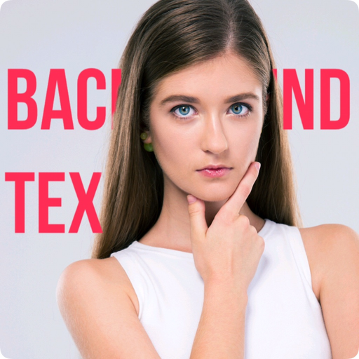 Background Text - Write Behind Your Photos for Creative Typography! app icon