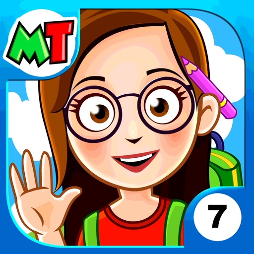 My Town : School app icon