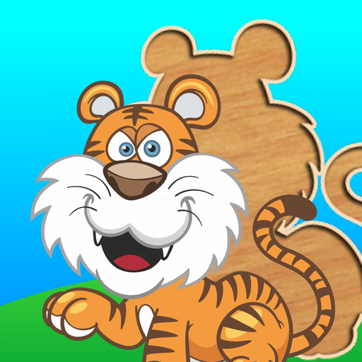 Cute puzzles for kids - toddlers educational games and children's preschool learning app icon