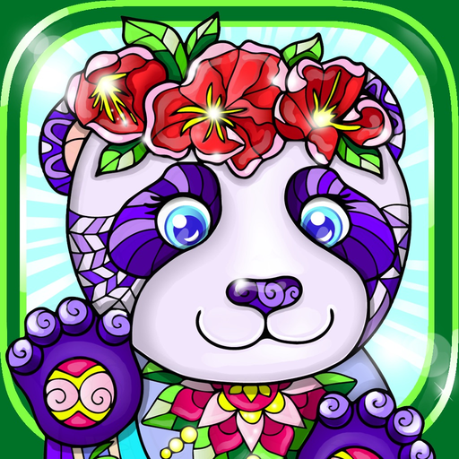 Coloring Pages for Adults with Animals Color Books app icon