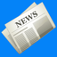 Newspaper bookmarks: feed news icon