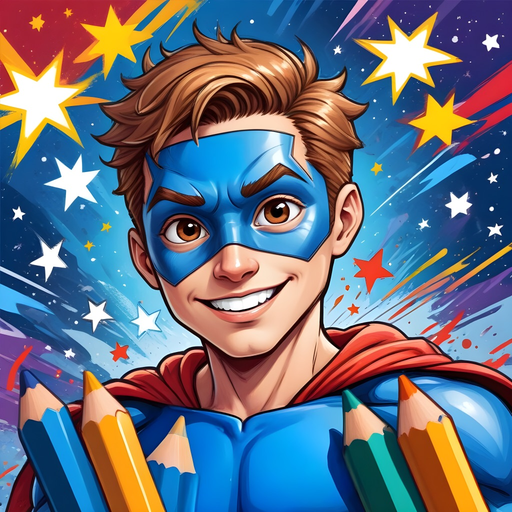Super heroes - Coloring pages app icon