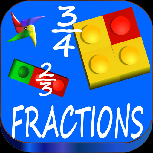 Fractions Learn Games for Kids app icon