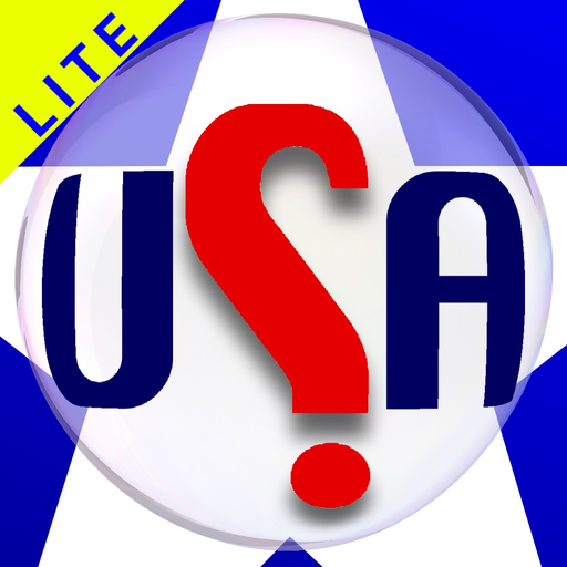 U.S. bubbles lite: US map quiz app icon