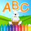 ABC Alphabet animals coloring book and drawing A-Z for kids icon