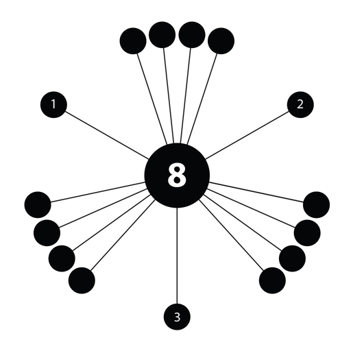 aa crazy: stack & merged dots app icon
