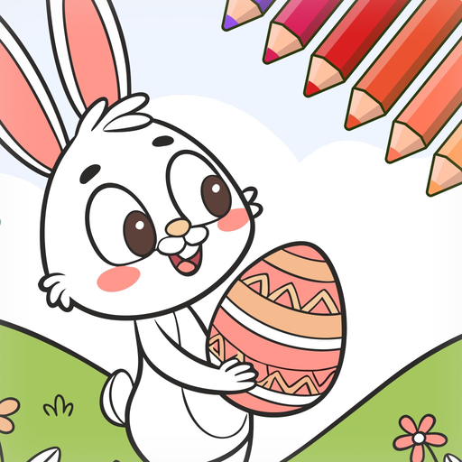 Easter Bunny game book day app icon