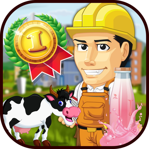 Flavored Milk Factory farm - Milk the cows & process it with amazing flavors in dairy factory app icon
