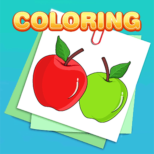 Kids Colouring Book - Fun Coloring Games to Paint and Colour Cartoon app icon