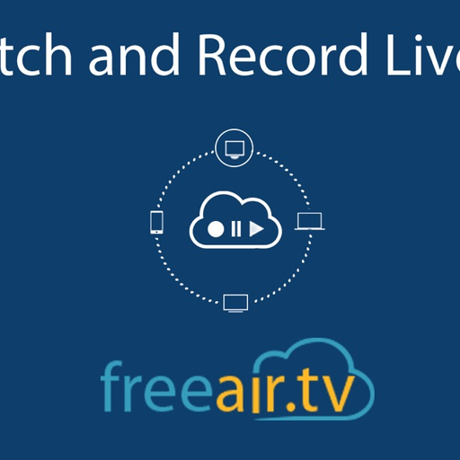FreeAir.tv - Watch and Record Live TV. Your Cloud TV and DVR. Watch More. Pay Less. Be Happy. app icon