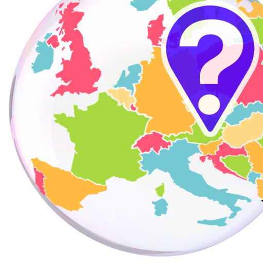 EUROPE Bubbles: Countries and Capital Cities Quiz app icon