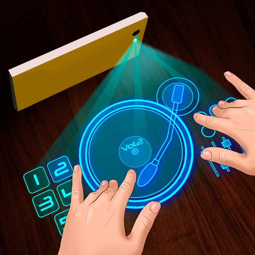 Hologram Real Simulator DJ app icon