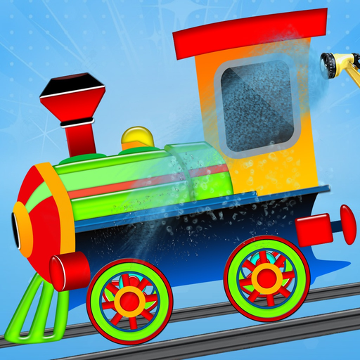 Train Engine Wash : Toddler Train Sim app icon