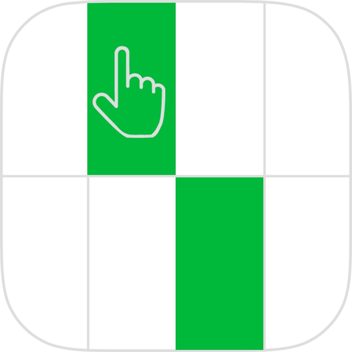 Black Tiles - Touch The White Piano Keyboard app icon