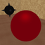Red ball & maze. Inside View icon