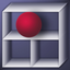 Red ball & Glass maze icon