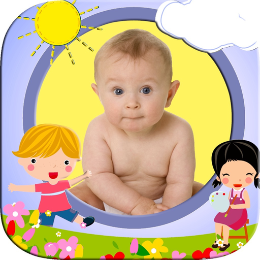 Photo frames for kids with children’s designs app icon