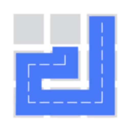 Fill one-line puzzle game app icon