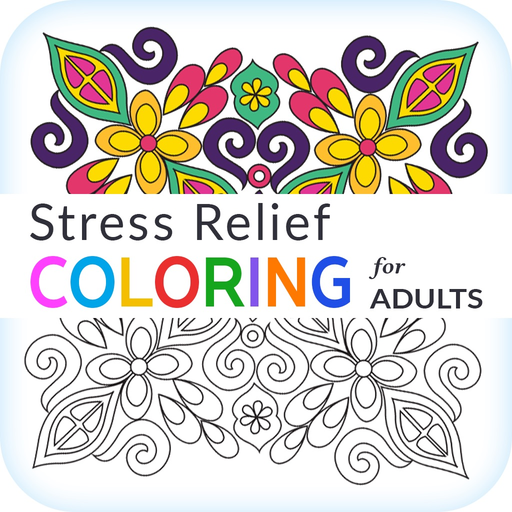 Stress Relief Adult Color Book app icon