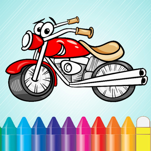 Vehicles & Car Coloring Book - Drawing for kids free games app icon