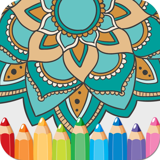 Coloring Books Mandala Adult Games For Relax app icon