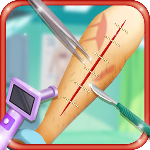 Knee Surgery Simulator - Kids First Aid Helper Game app icon