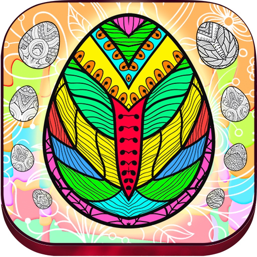 Easter mandalas coloring book – Secret Garden colorfy game for adults app icon