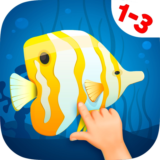 Animated Fish Jigsaw Puzzles for Kids and Toddlers app icon