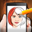 Lesson Draw Human Face icon