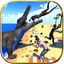 Crocodile Sim Beach Hunt icon