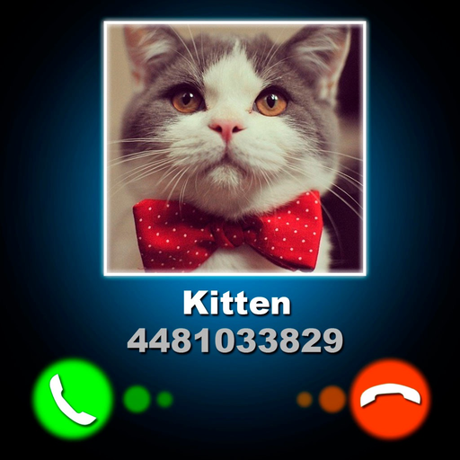 Fake Call Kitten Joke app icon