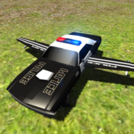 Flying Police Car Driving Sim app icon
