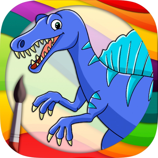 Color Jurassic Dinosaurs app icon