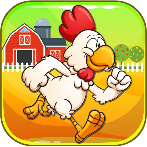 Brave Chicken Run - The Hero Runner To Grab Golds Game app icon