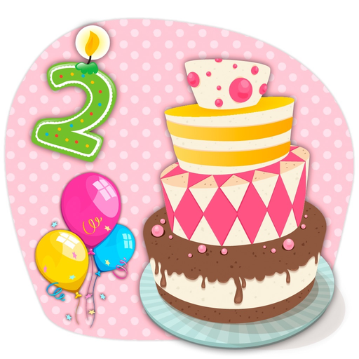 Create your birthday cake app icon