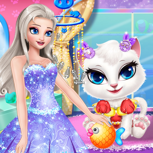 Princess Angela Clean up Cat app icon