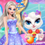 Princess Angela Clean up Cat icon