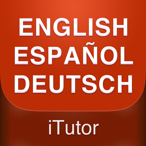Basic words and phrases in English Spanish German app icon