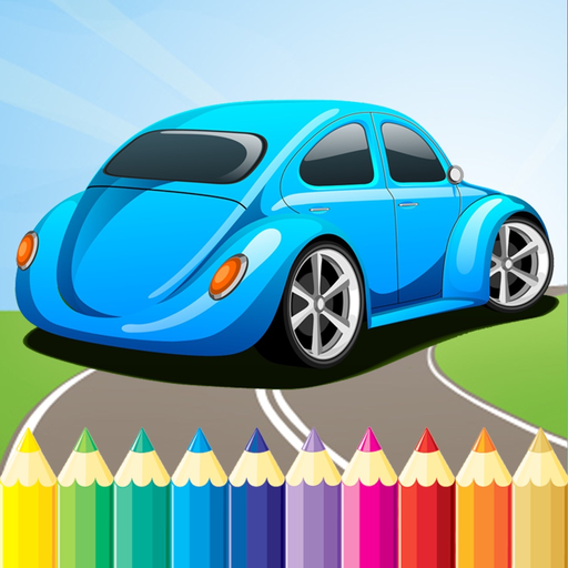 Classic Car Coloring Book & Drawing Vehicles free for kids app icon
