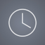 WallClock with Unsplash icon