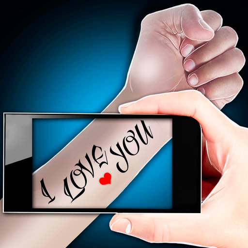 Tattoo Font Photo Simulator app icon