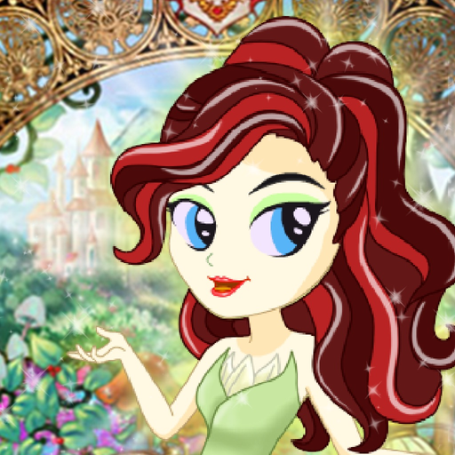 Princess Fairy Tale Dress Up Fashion Designer Pop Games Free for Girls app icon